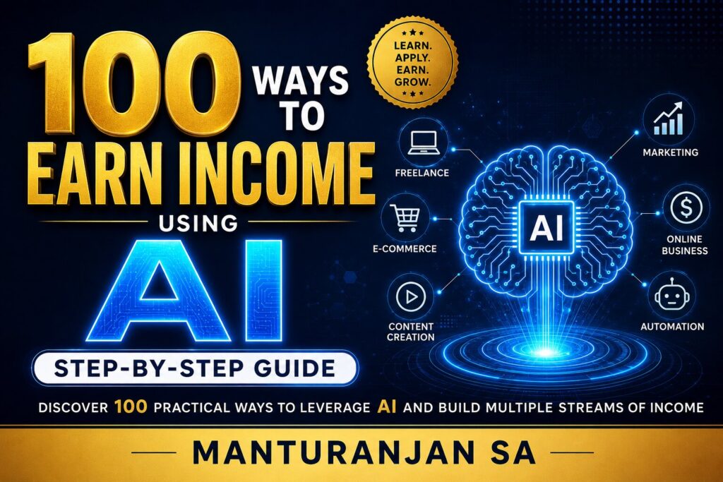 100 Ways to Earn Income Using AI Step-by-Step Guide