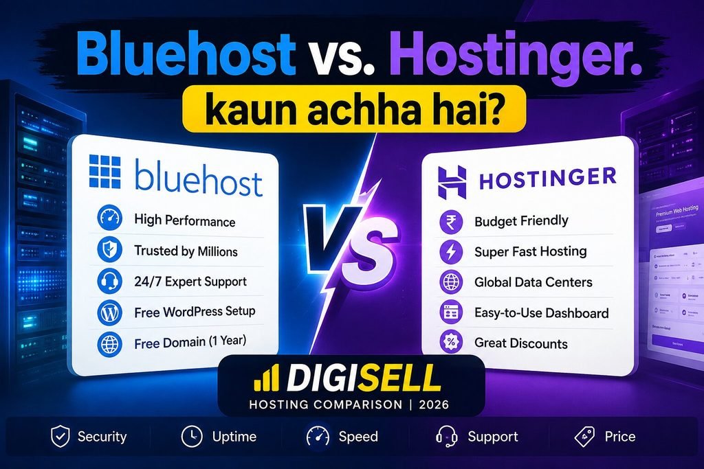 Bluehost vs. Hostinger. kaun achha hai