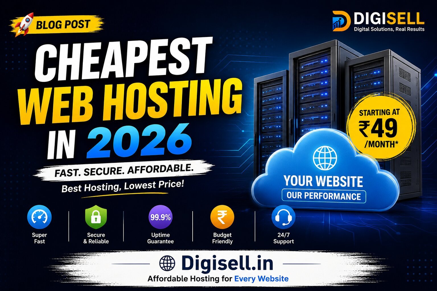 Cheapest Web Hosting in 2026 - Hinglish
