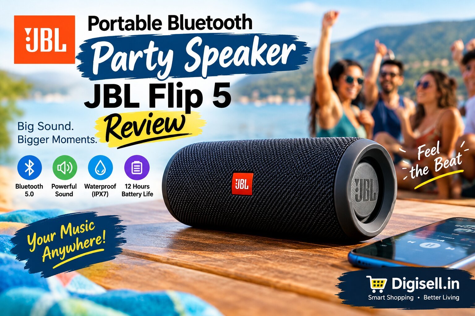 Portable Bluetooth Party Speaker: JBL Flip 5 Review (2026)